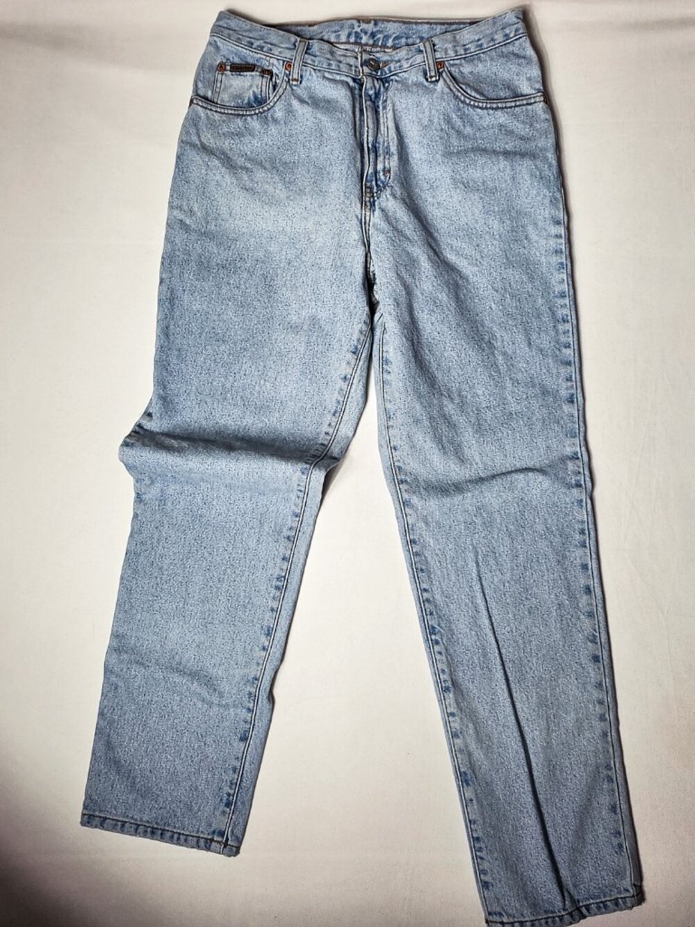 Vintage Calvin Klein Straight leg Jeans Light Wash size 14 High Rise